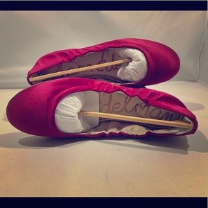🆕🥿Sam Edelman Farrow Ballet Flat Cranberry Satin
